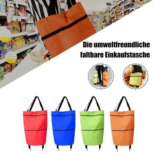 Foldable Rolling Shopping Cart