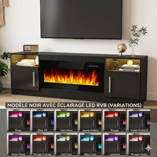 Astra Meuble TV Avec Cheminée