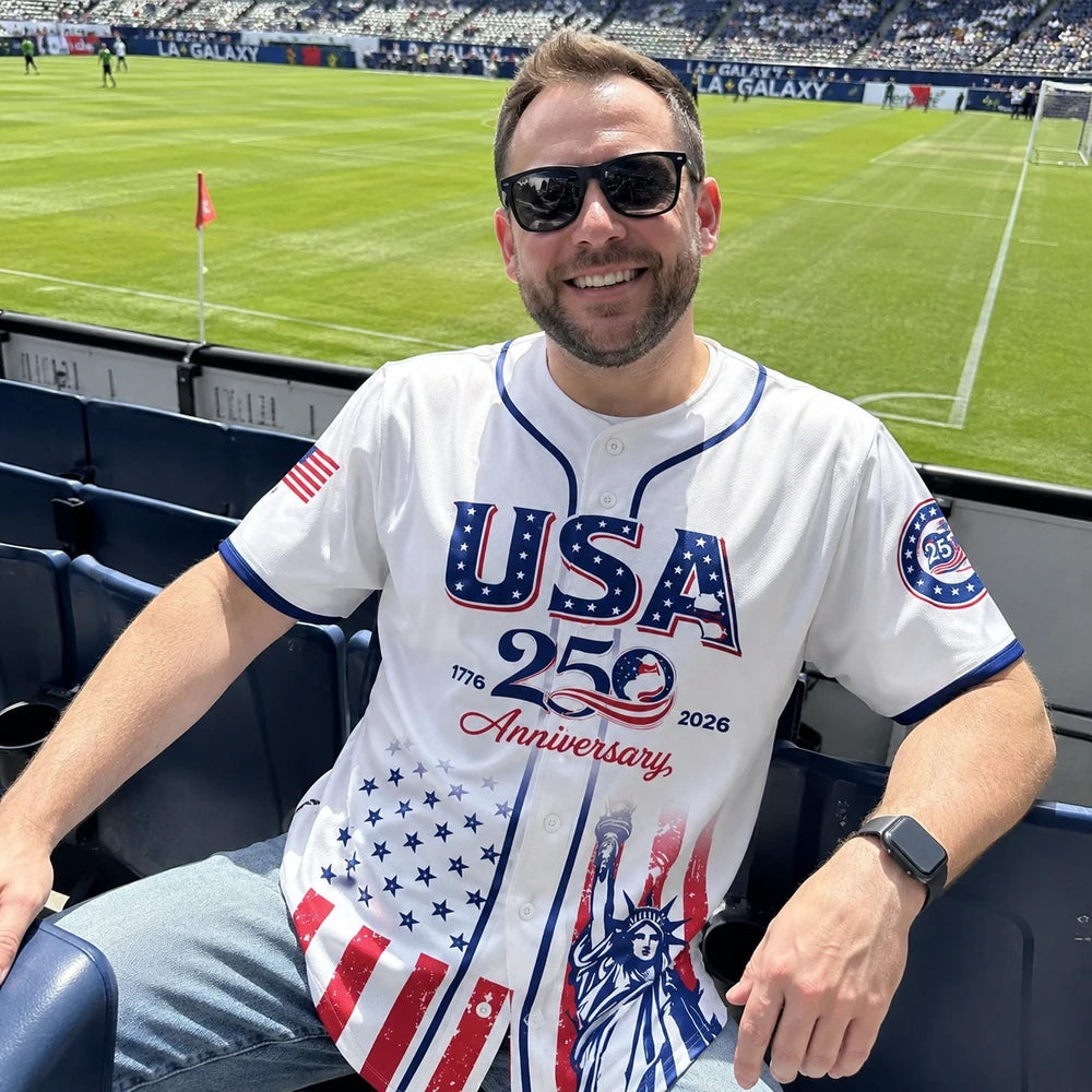 Patriotic Anniversary Baseball Jersey