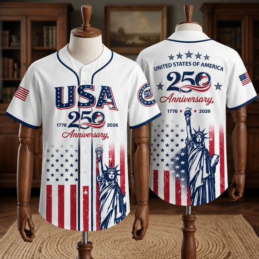 Patriotic Anniversary Baseball Jersey