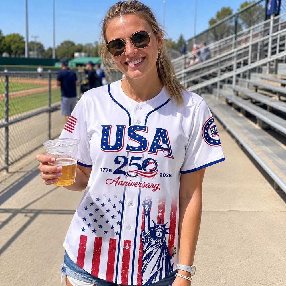 Patriotic Anniversary Baseball Jersey