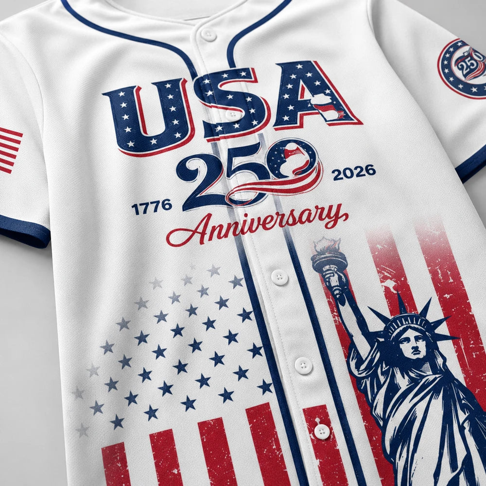 Patriotic Anniversary Baseball Jersey