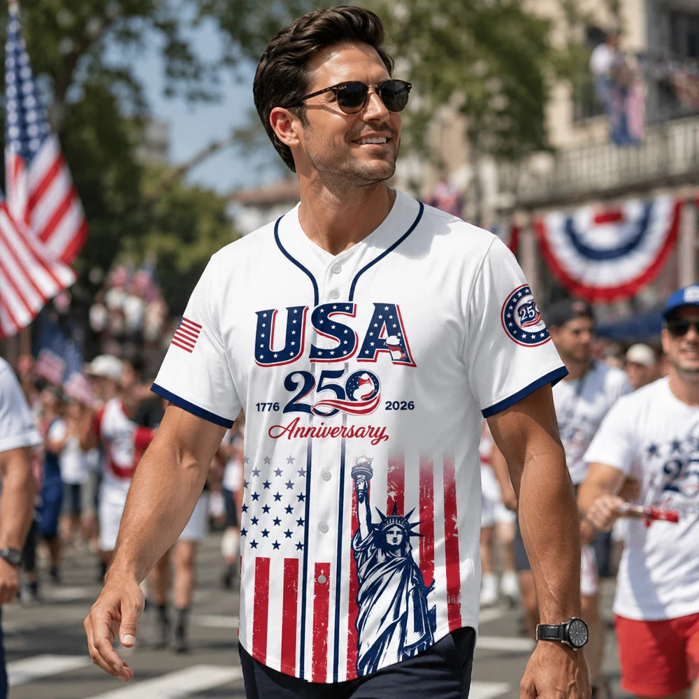 Patriotic Anniversary Baseball Jersey