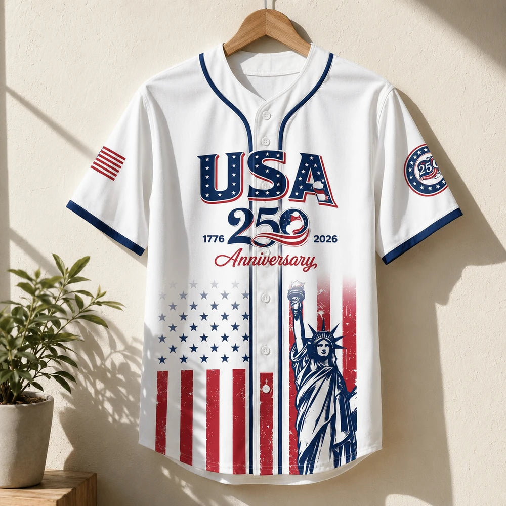 Patriotic Anniversary Baseball Jersey