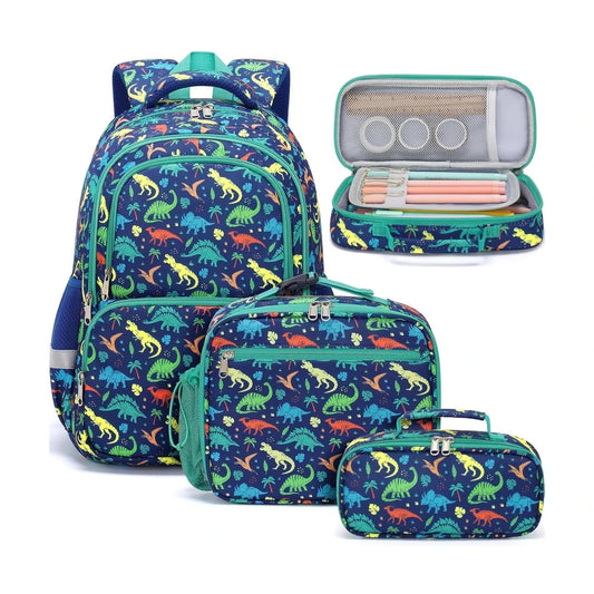 Kids Water-Resistant Backpack Lunch Set