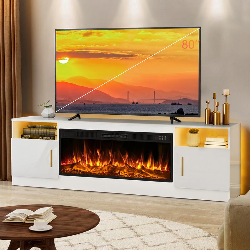 Astra Meuble TV Avec Cheminée