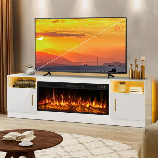Astra Meuble TV Avec Cheminée