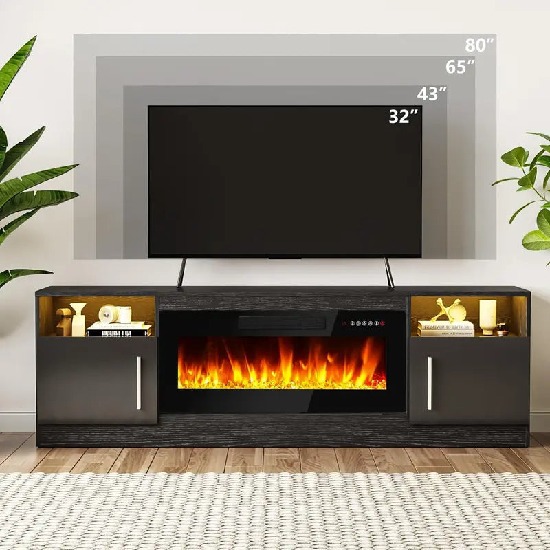 Astra Meuble TV Avec Cheminée