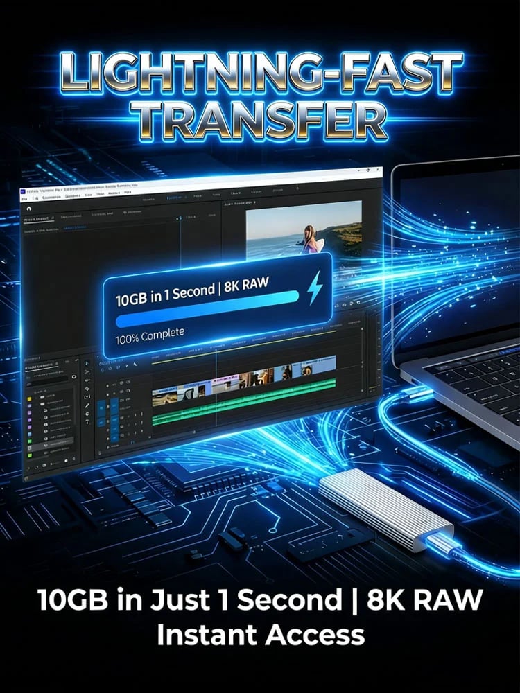 🏆Flash Sale⚡ 50K+ SOLD! Almost Gone-🔥16TB- Large-Capacity Type-C Portable Mini SSD