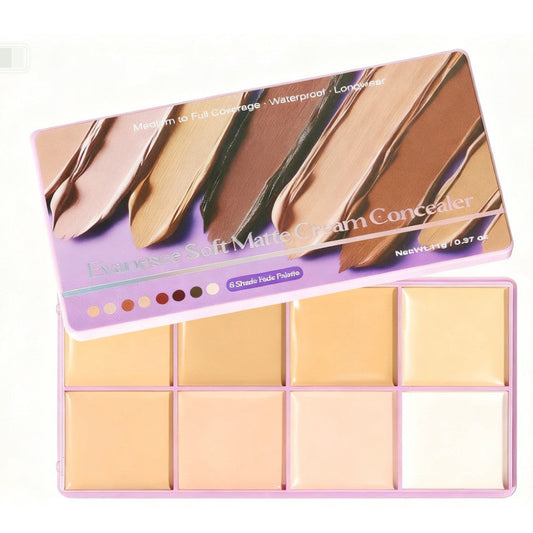 8-Shade Soft Matte Cream Concealer Palette