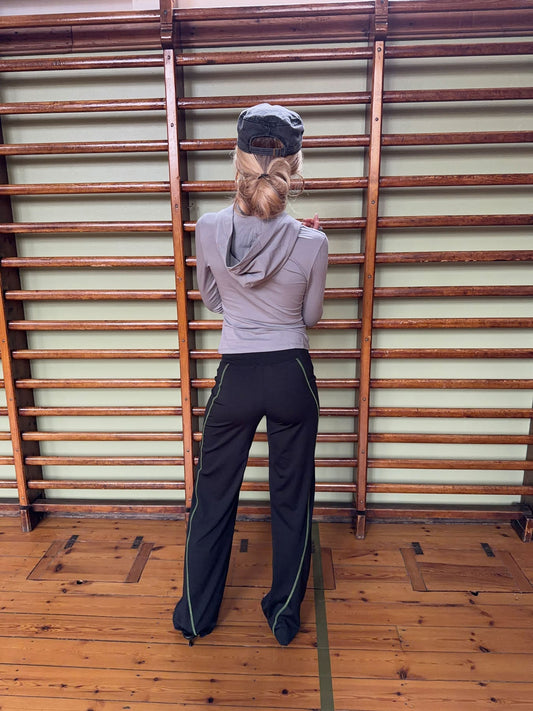 Astina Soft Grey Hoodie Top