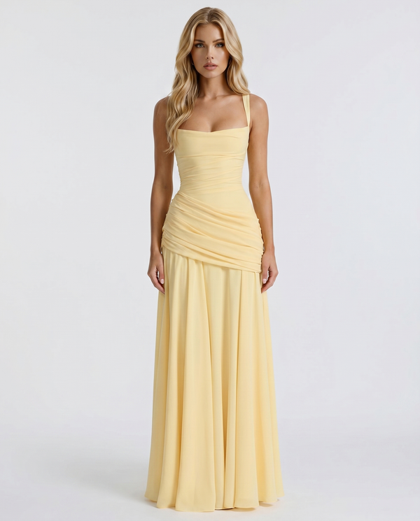 Serena Elegant Evening Maxi Dress